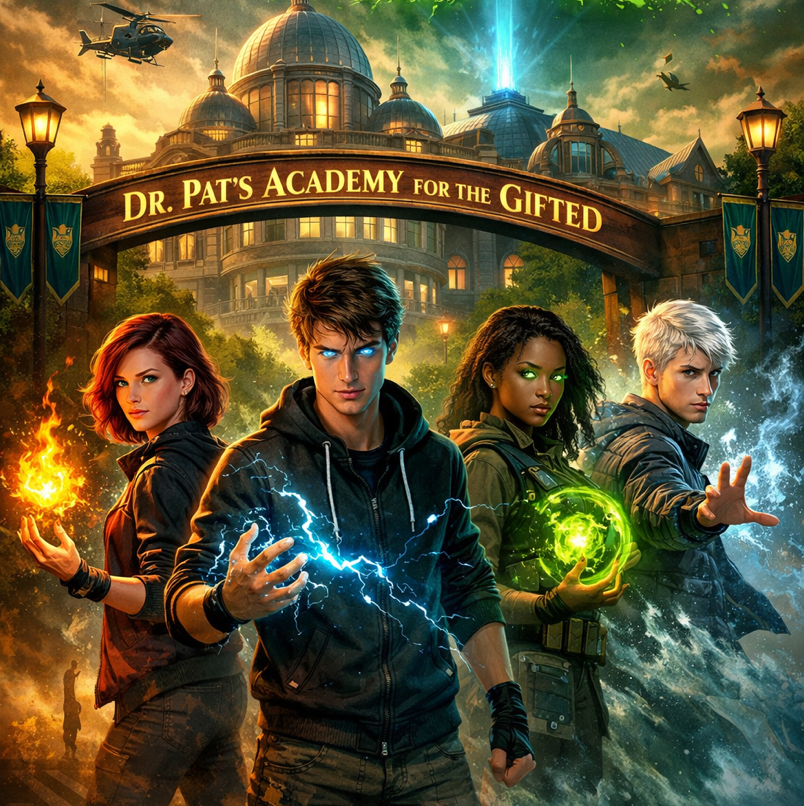 Cover art for Super virus X, a super powers scenario on AI Dungeon