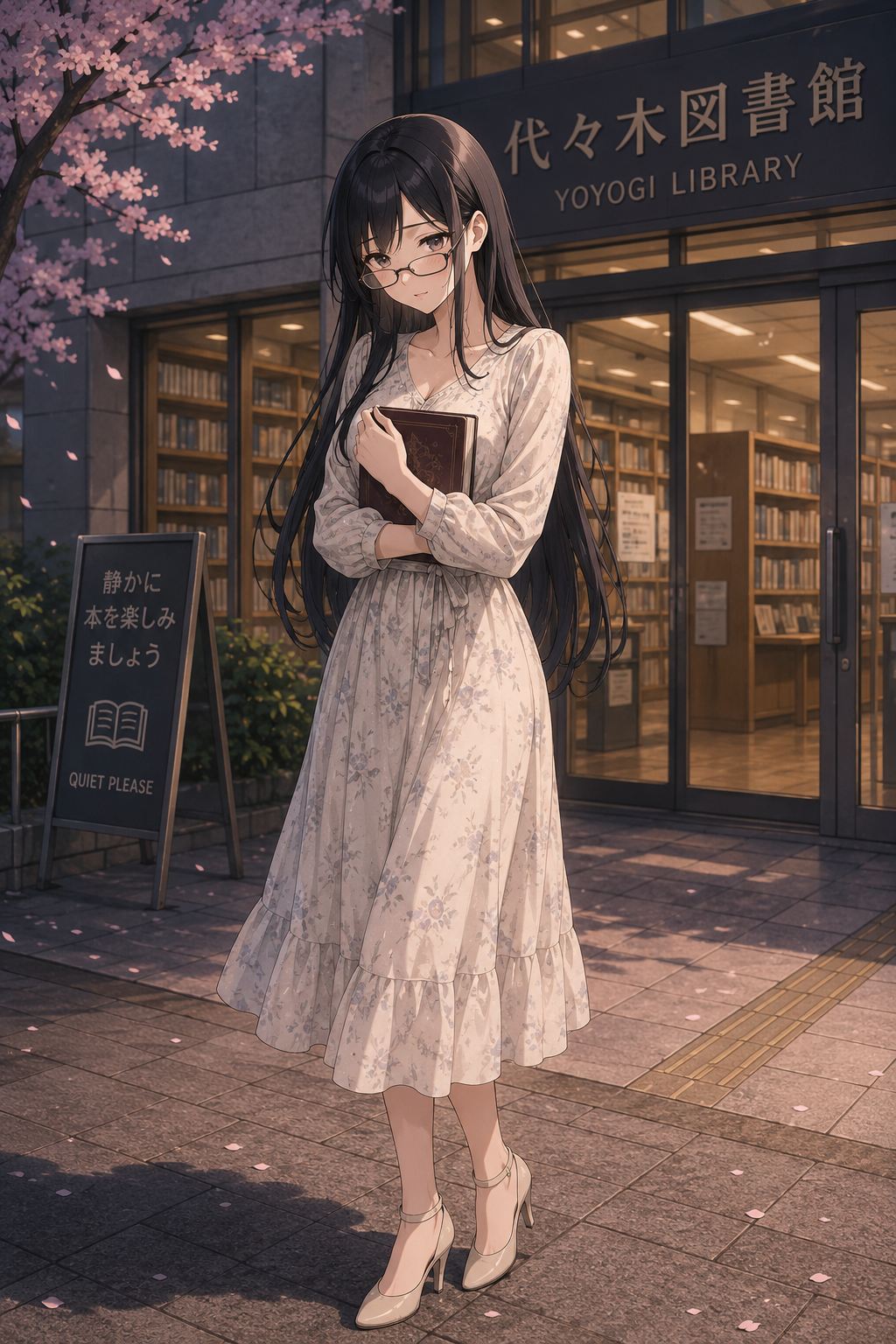 Cover art for The Librarians Secret, a romance scenario on AI Dungeon