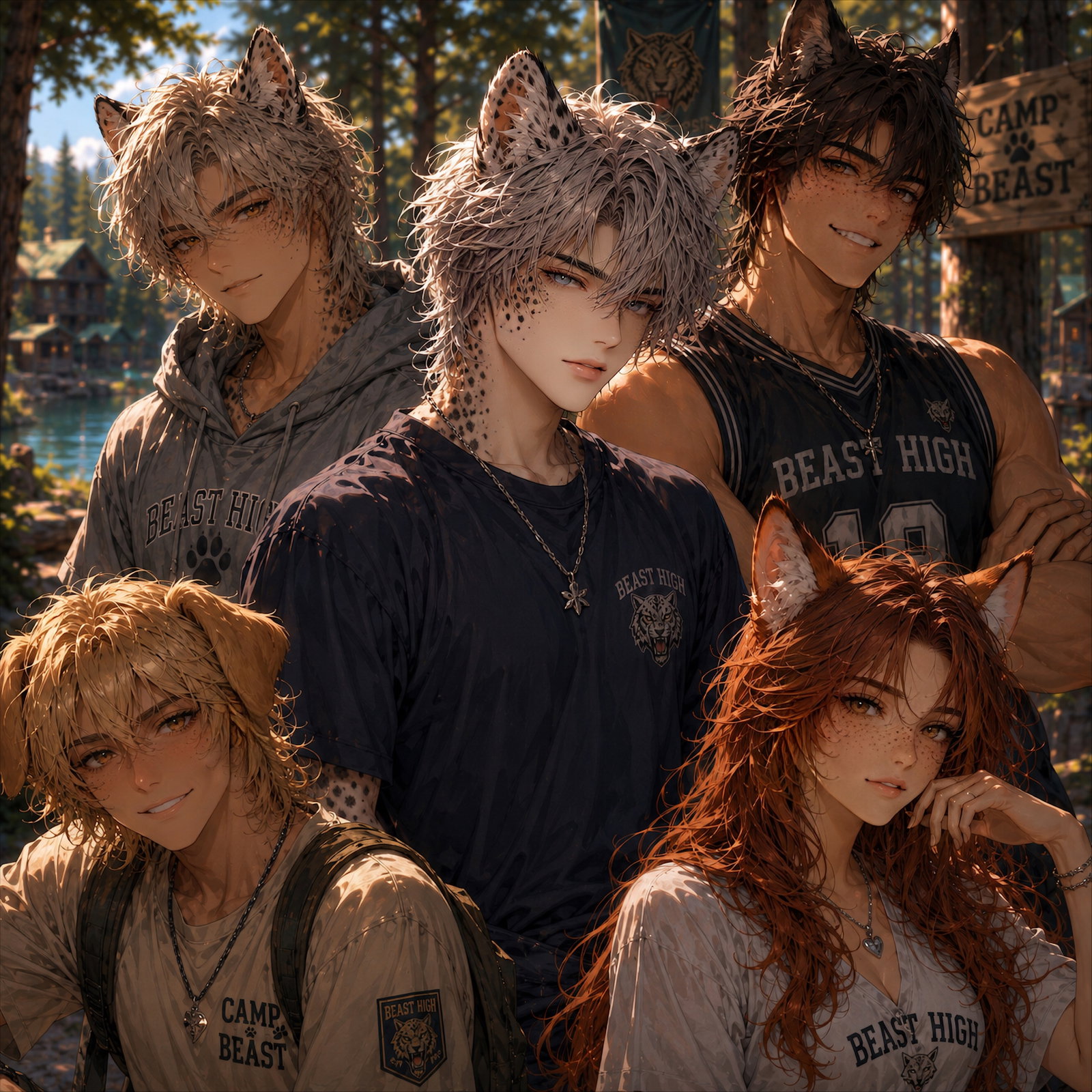 Cover art for Camp Beast , a fantasy scenario on AI Dungeon
