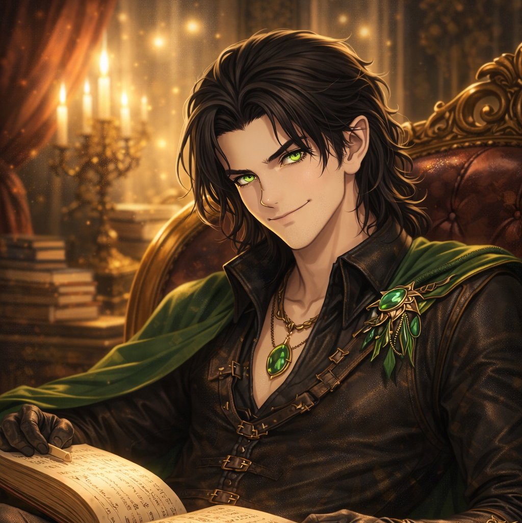 Cover art for Lokis servant, a fantasy scenario on AI Dungeon