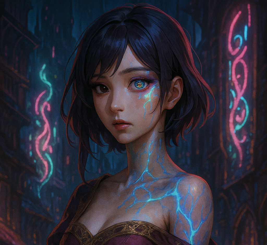 Cover art for Fleshpunk 1099, a fantasy scenario on AI Dungeon