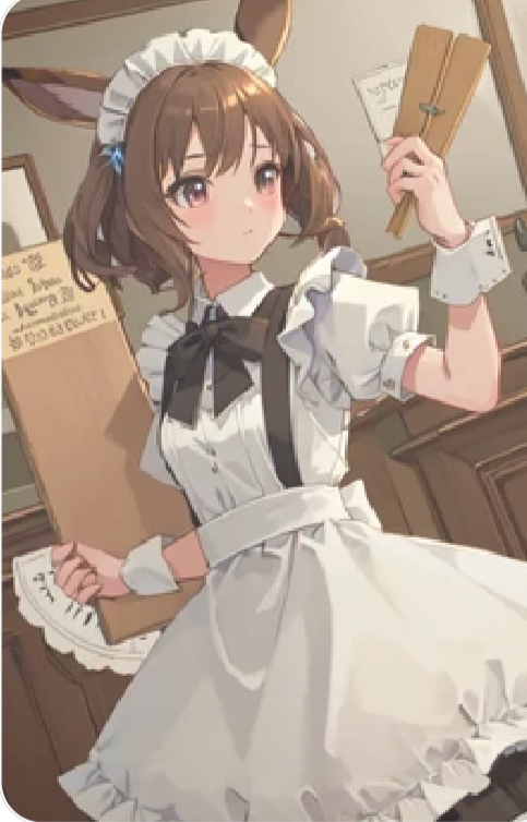 Cover art for 。*゚+Bunny Cafe。*゚+, a ★★★ scenario on AI Dungeon