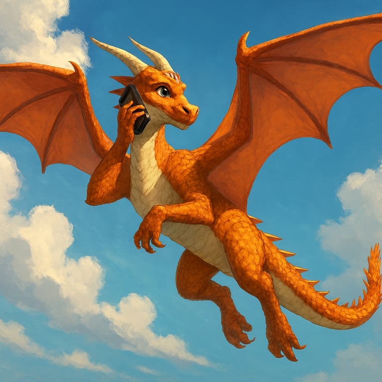 Cover art for Summer in a Dragon World, a dragons scenario on AI Dungeon