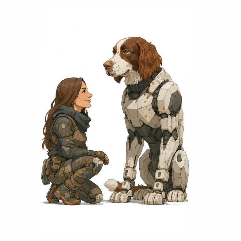 Cover art for Guardians of the Lost Horizons , a dog scenario on AI Dungeon