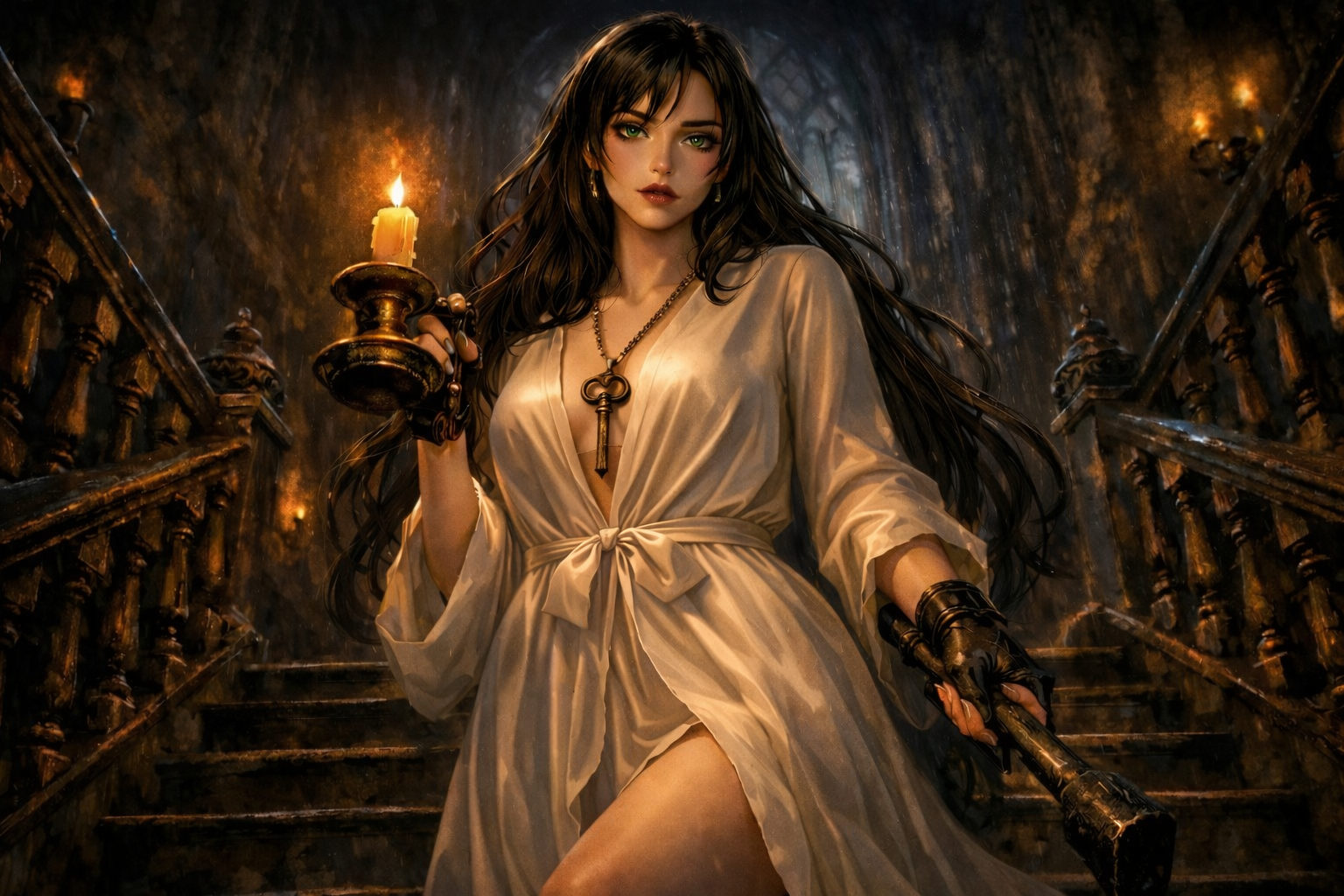 Cover art for The Widow’s Rules , a romance scenario on AI Dungeon
