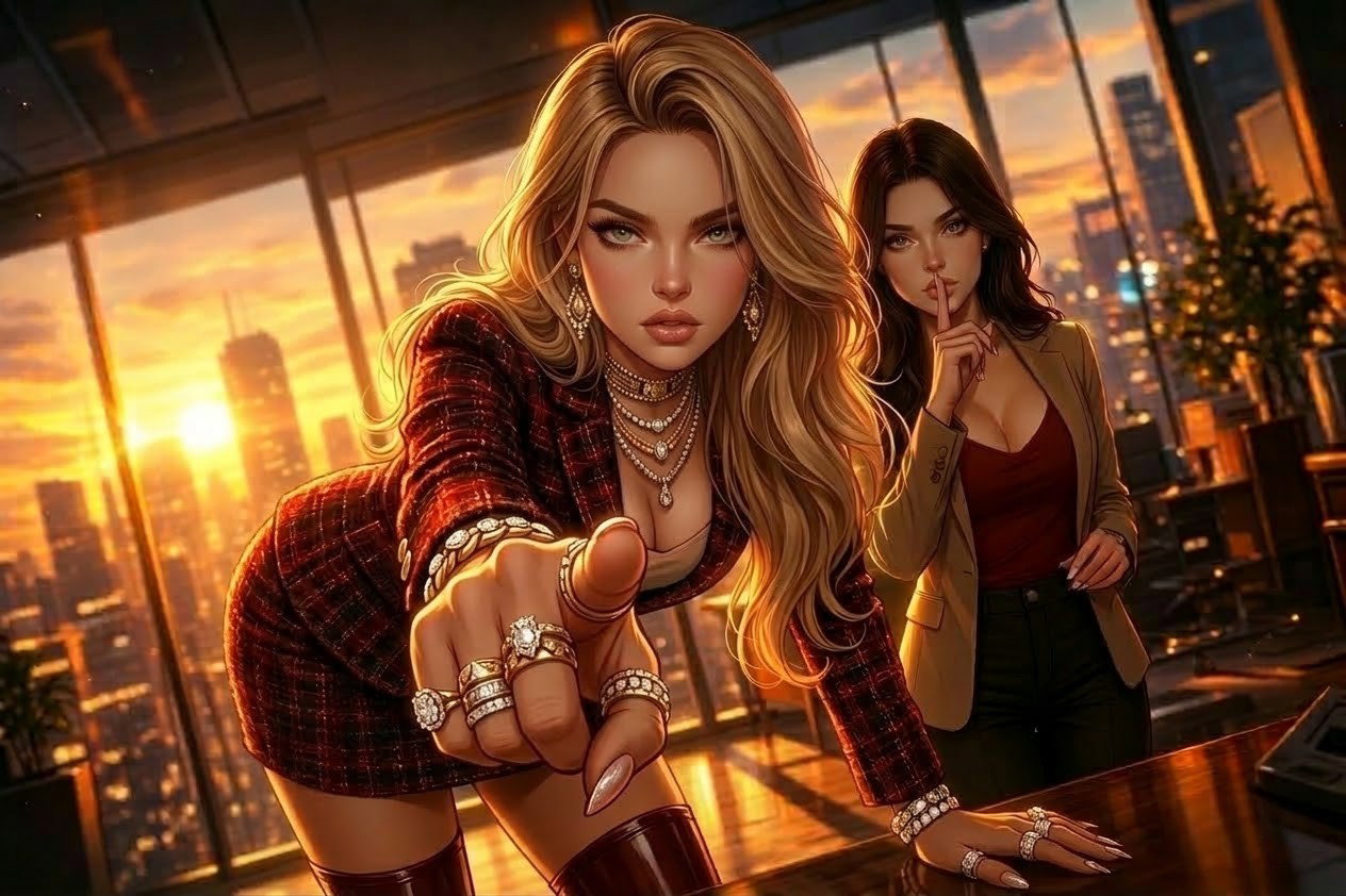 Cover art for You're...FIRED!?!?, a romance scenario on AI Dungeon