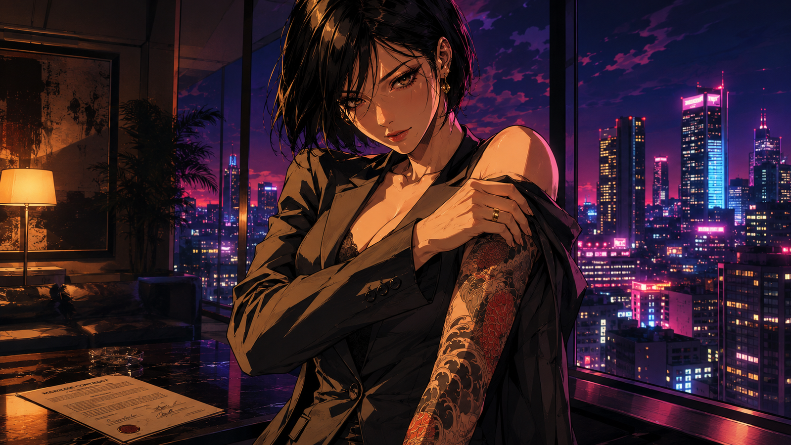 Cover art for Married A Yakuza, a romance scenario on AI Dungeon