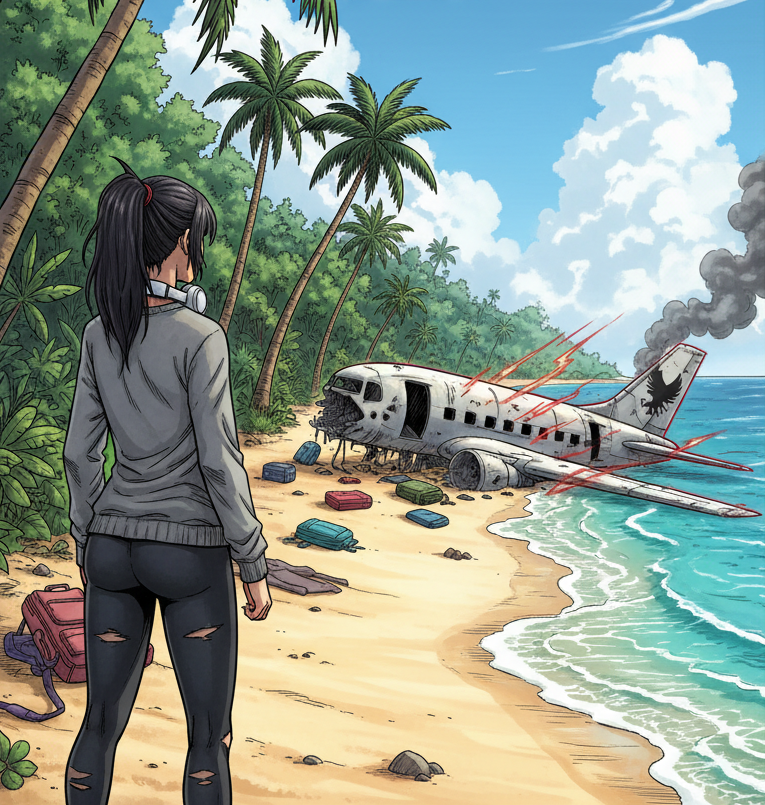 Cover art for Stranded (ðŸŽ) UPDATE, an island scenario on AI Dungeon