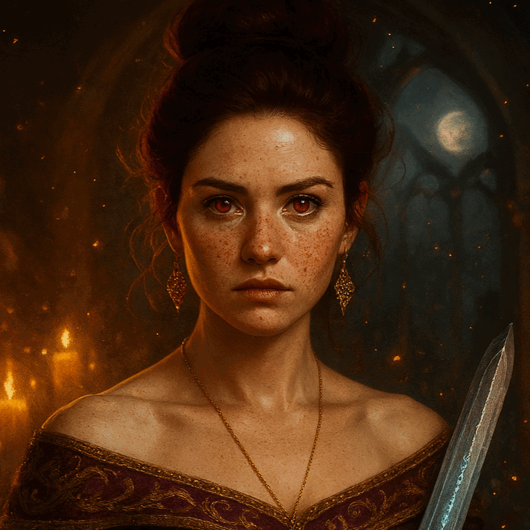 Cover art for The Dying Flame, a fantasy scenario on AI Dungeon
