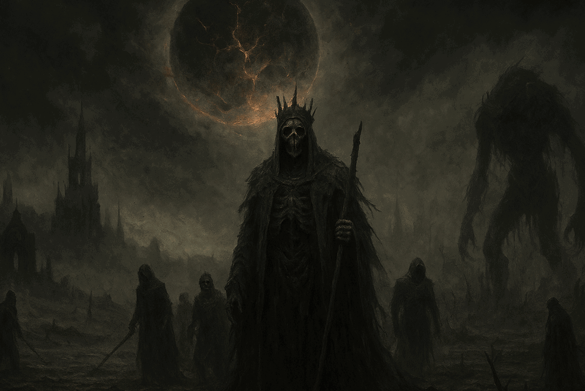 Cover art for 🌑 The Shattered Dominion, a fantasy scenario on AI Dungeon