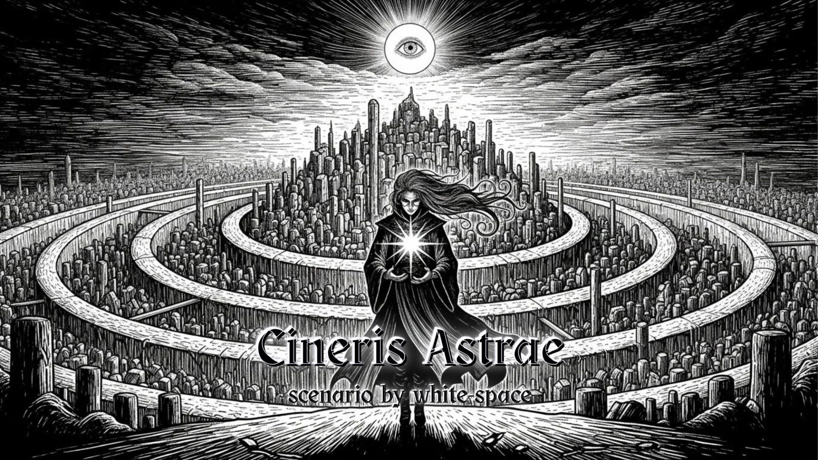 Cover art for ❂ Cineris Astrae ❂, a fantasy scenario on AI Dungeon
