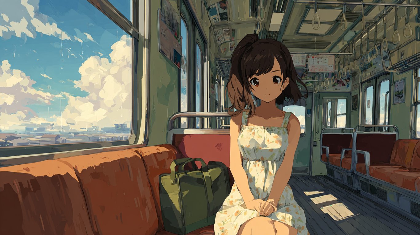 Cover art for The Morning Commute, a slice of life scenario on AI Dungeon