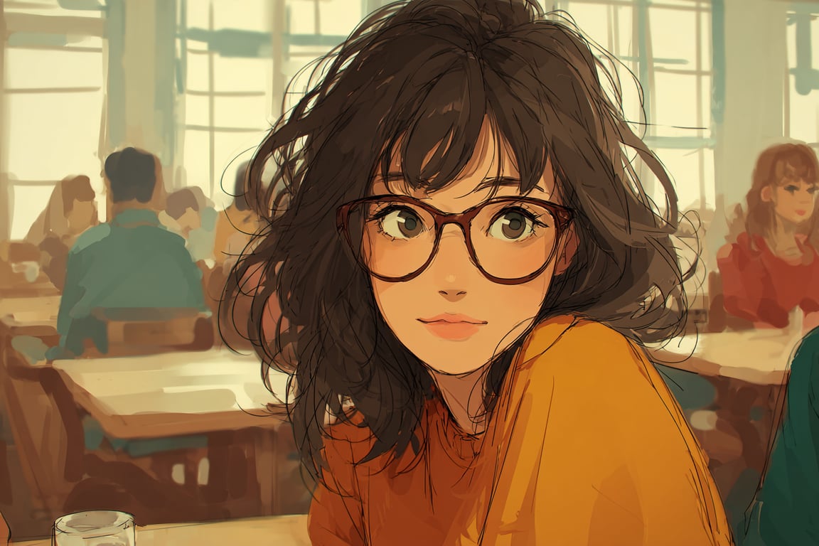 Cover art for The Cafeteria Seat - Auto Cards, a slice of life scenario on AI Dungeon