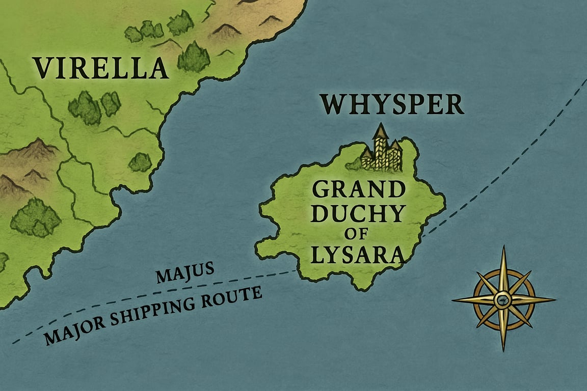 Cover art for Lysara, a politic scenario on AI Dungeon