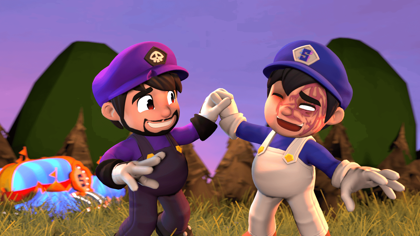 Cover art for SMG34: Dads, a smg 4 scenario on AI Dungeon