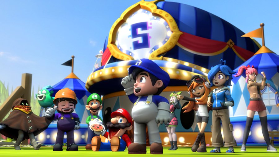 Cover art for The SMG4 Crew, a smg 3 scenario on AI Dungeon