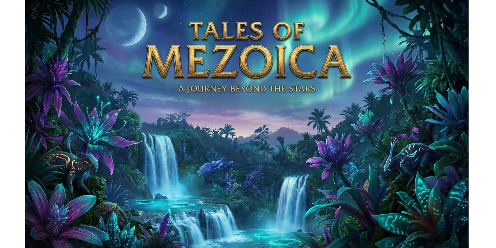 Cover art for Tales of Mezoica - Open World (High Token Count), an open world scenario on AI Dungeon