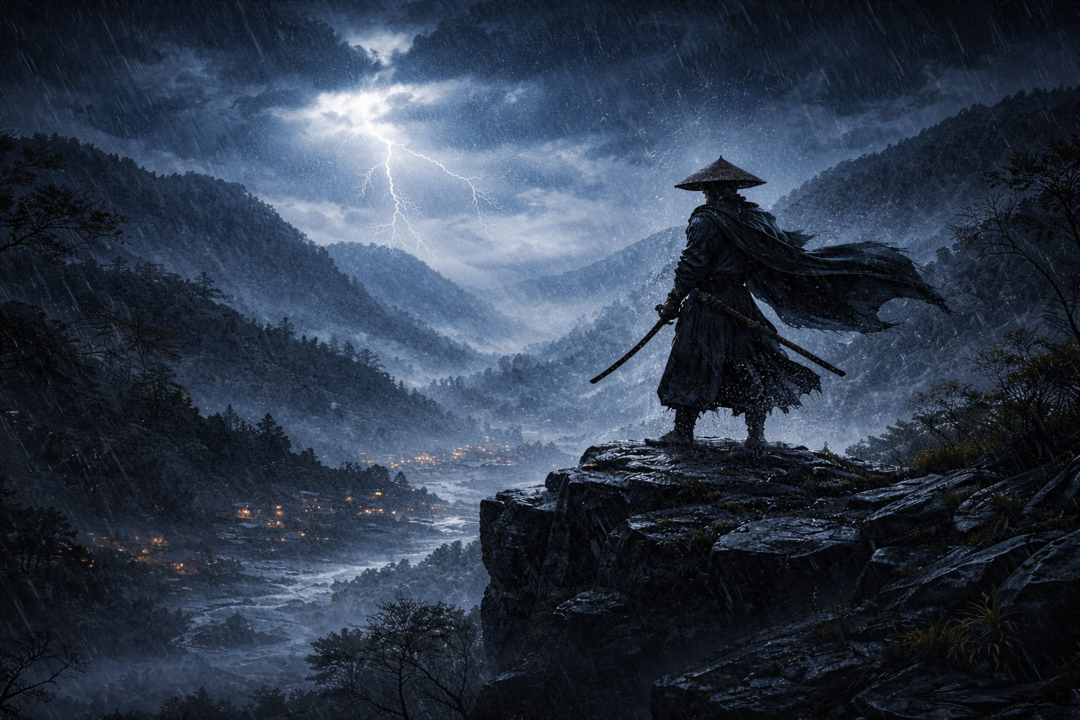 Cover art for Vengeance in the Valley (W/ Innerself), a martial arts scenario on AI Dungeon