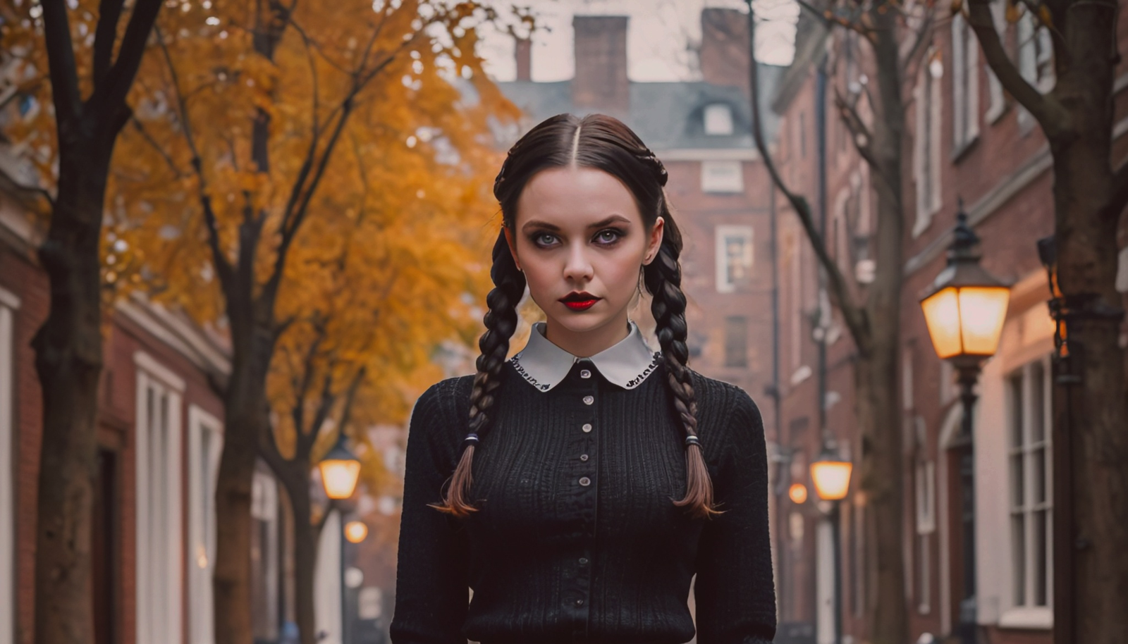 Cover art for 🎠Wednesday Addams is My College Roommate, a wednesday addams scenario on AI Dungeon