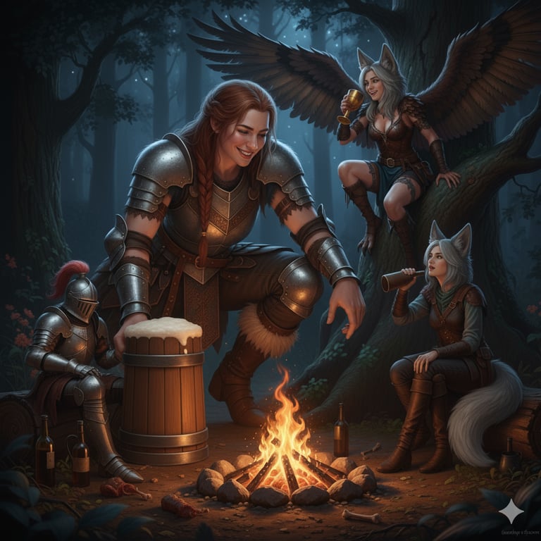 Cover art for Possessed by booze🍻, an autocards scenario on AI Dungeon