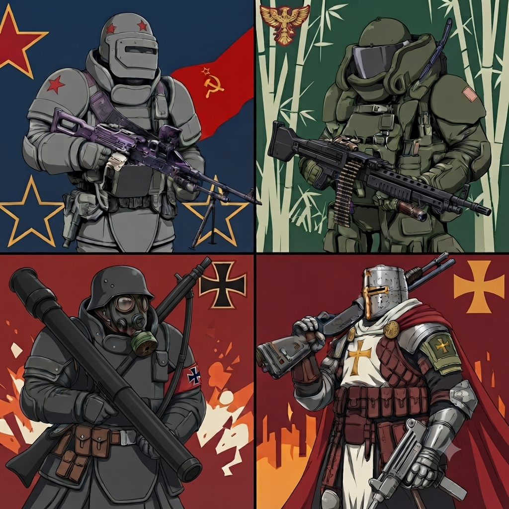 Cover art for Clash Of Forces, a war scenario on AI Dungeon