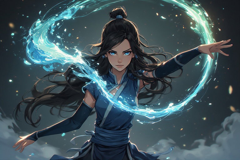 Cover art for Avatar: The 4 elements, an avatar scenario on AI Dungeon