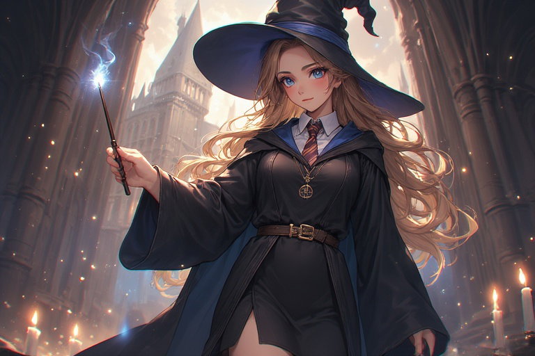 Cover art for Wizarding World, a wizard scenario on AI Dungeon