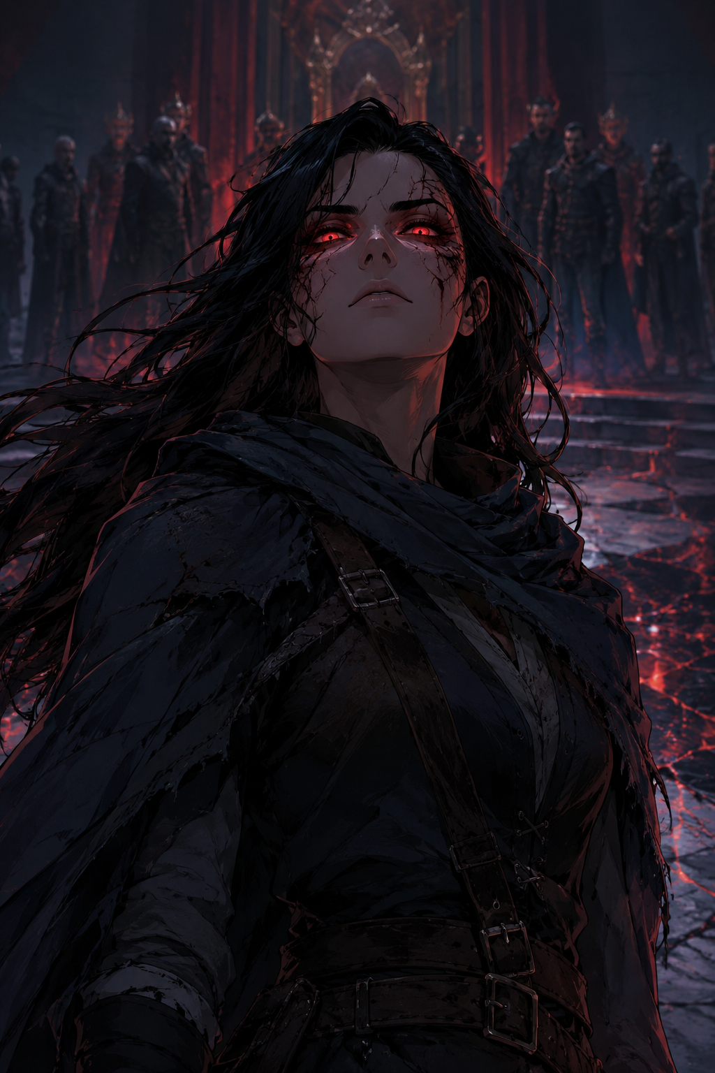 Cover art for Crimson Eyed Woman on AI Dungeon