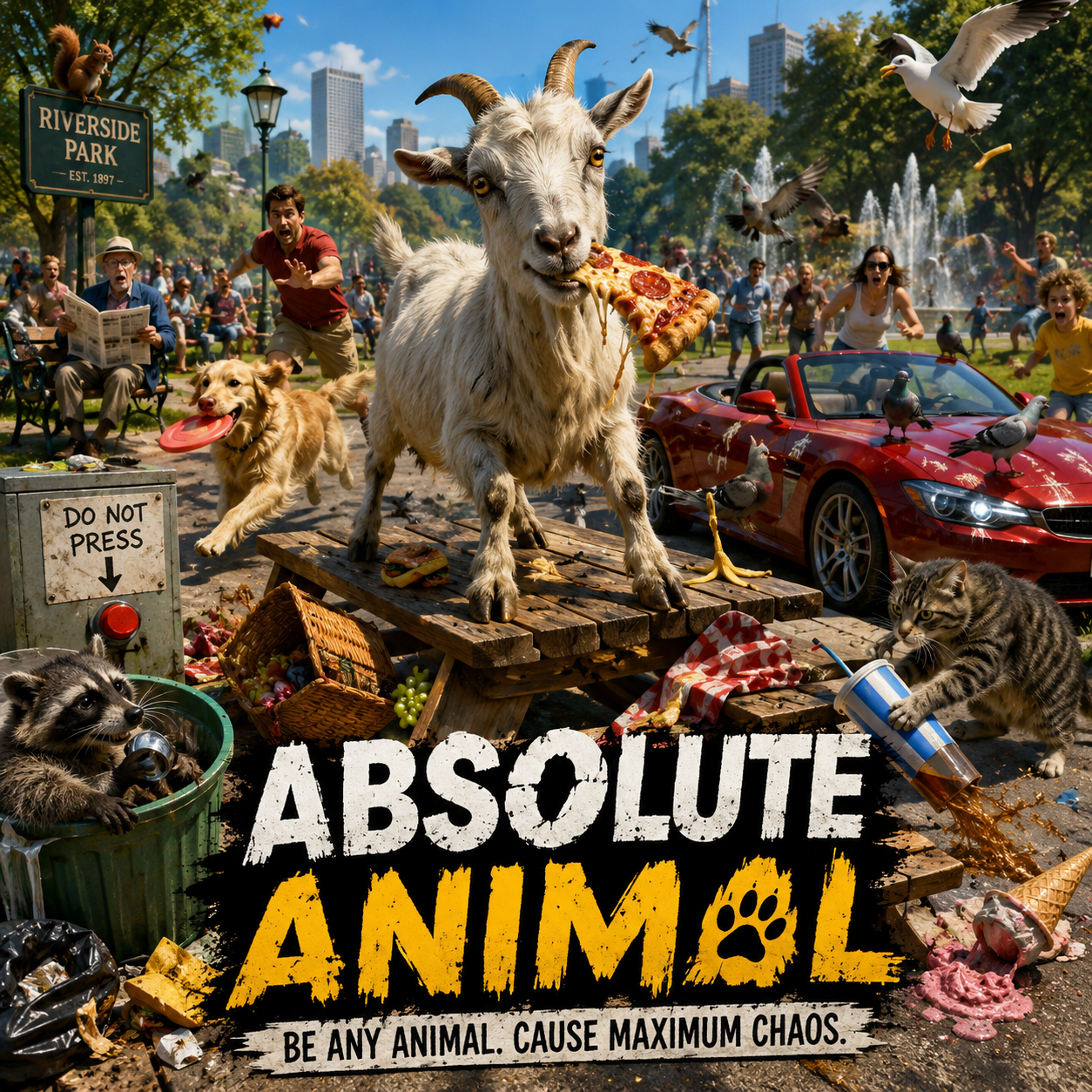 Cover art for Absolute Animal, an animal scenario on AI Dungeon