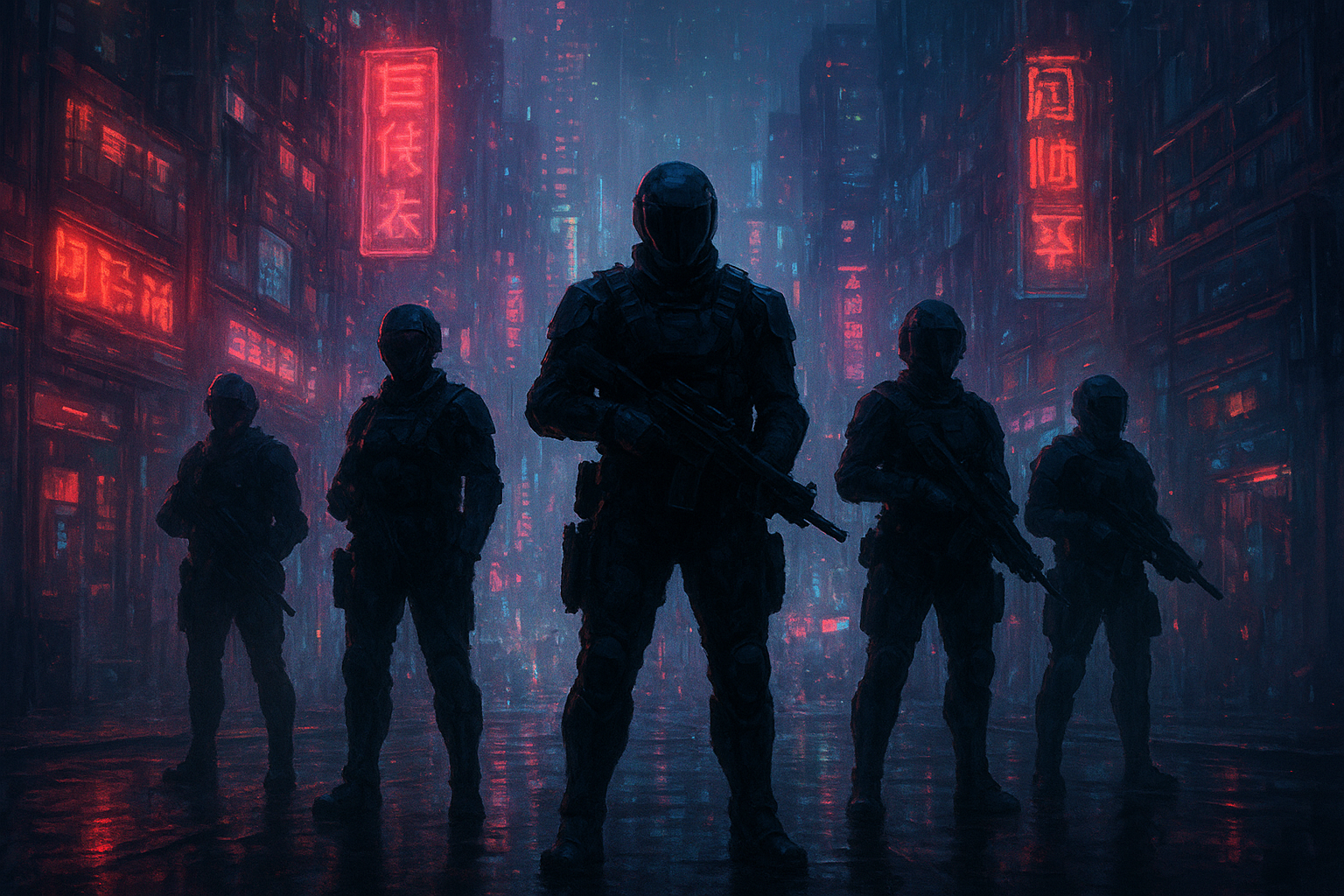 Cover art for Silence in Neorio ðŸŽ, a futuristic scenario on AI Dungeon