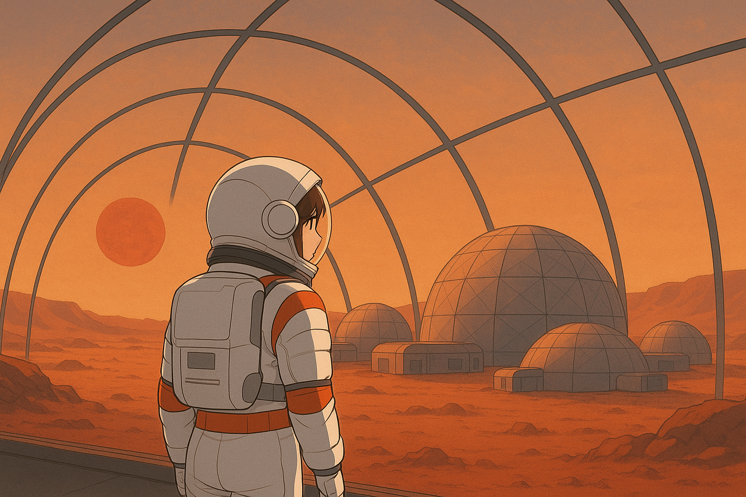 Cover art for Days on Red Dust, a slice of life scenario on AI Dungeon