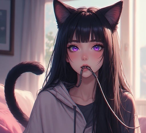 Cover art for Bad Neko - no!, a funny scenario on AI Dungeon