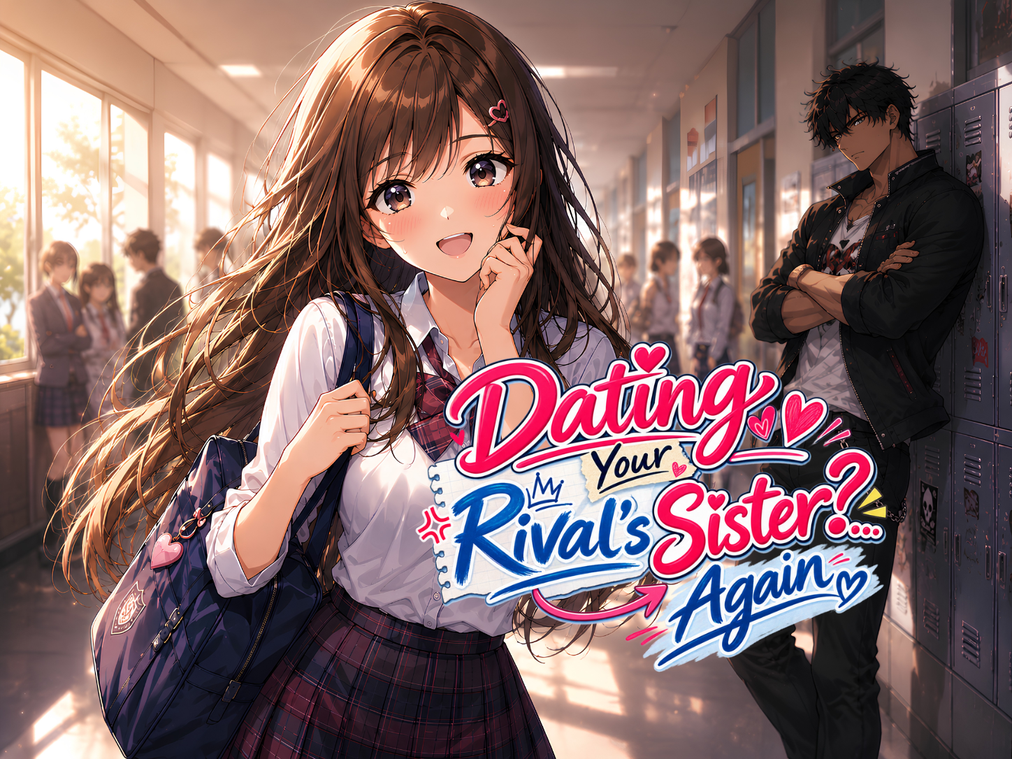 Cover art for Dating Your Rival’s Sister?... AGAIN?!, a romance scenario on AI Dungeon