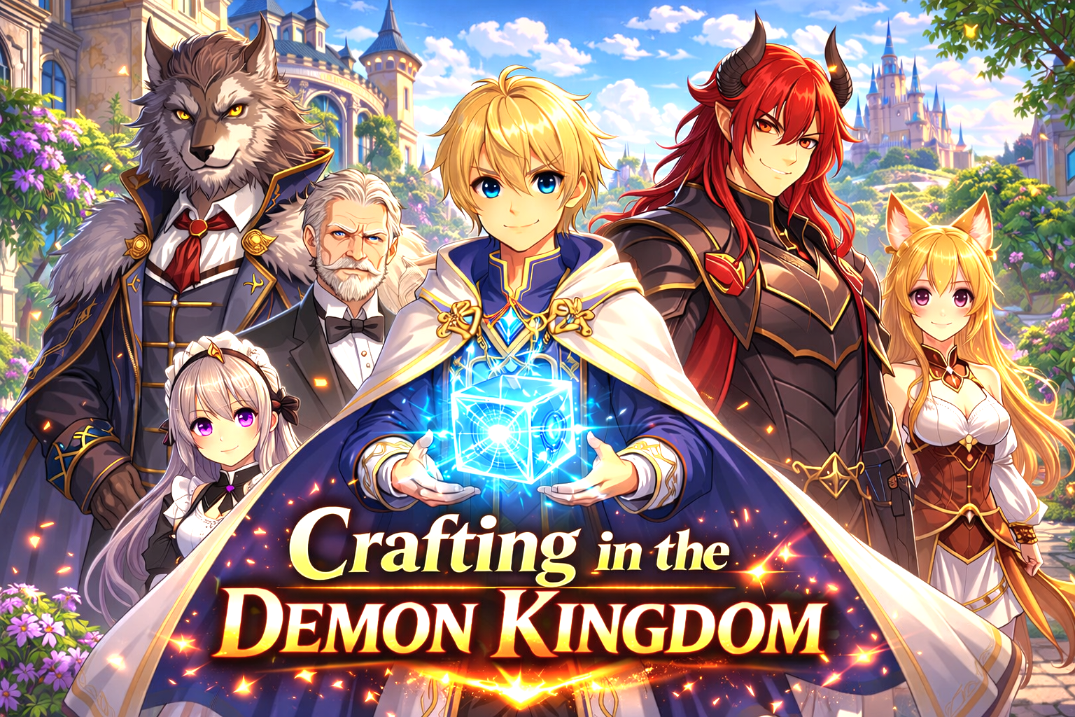 Cover art for Crafting in the Demon Kingdom, a fantasy scenario on AI Dungeon