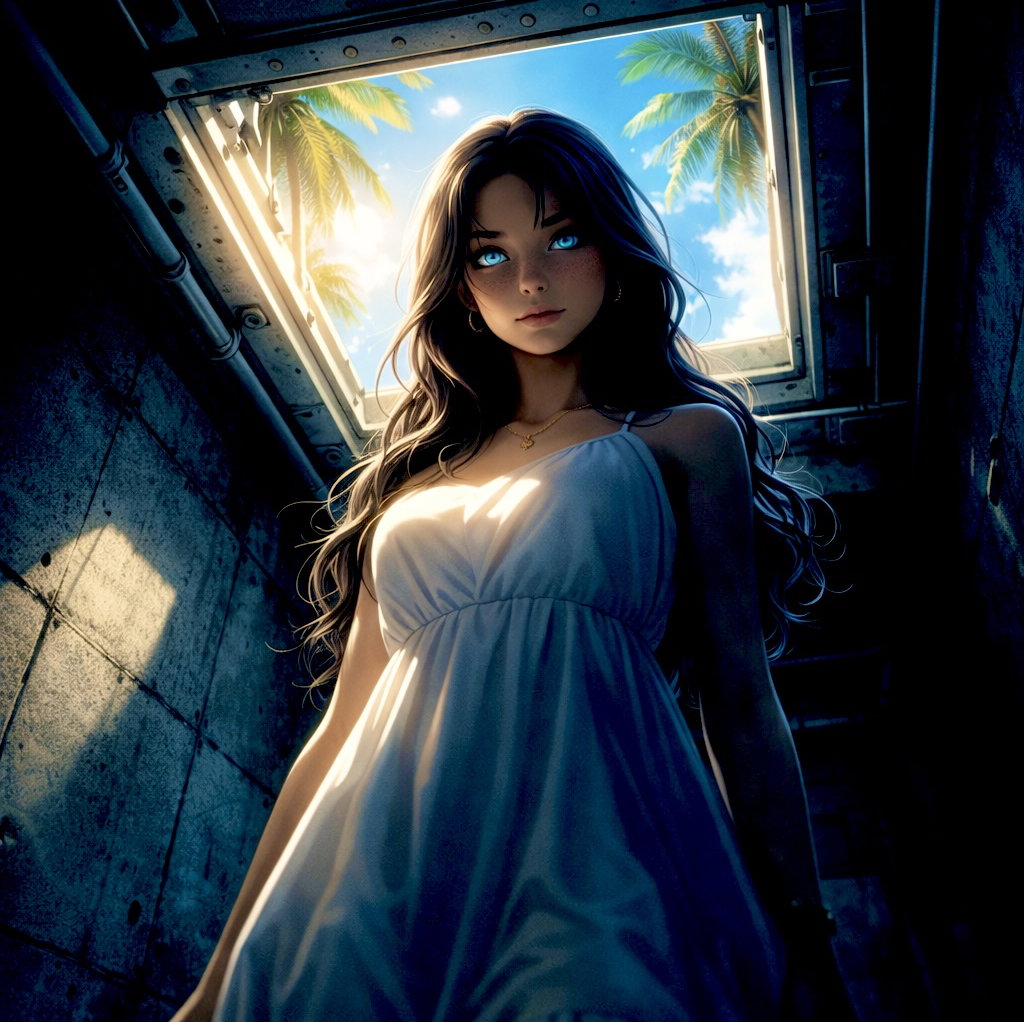 Cover art for Nightmare on the Beach Female NPC, a dark scenario on AI Dungeon