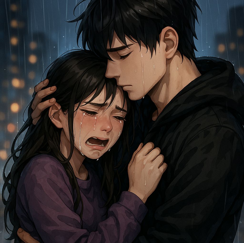 Cover art for The Night Everything Broke, a mature scenario on AI Dungeon