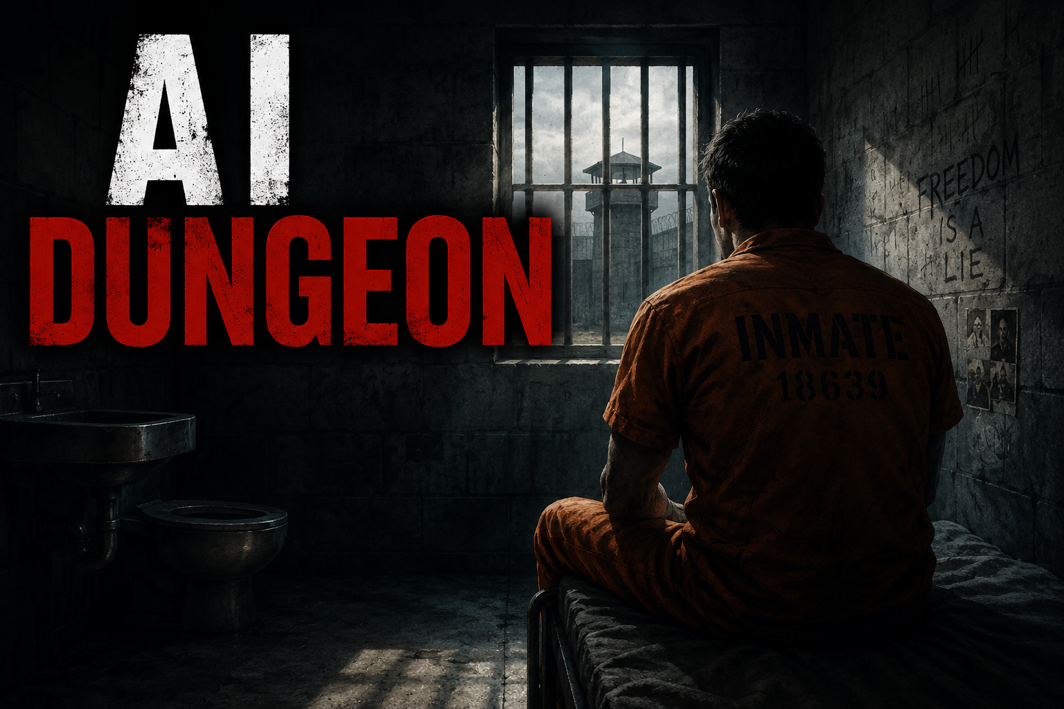 Cover art for HARD TIME 👮♂️, a prison scenario on AI Dungeon