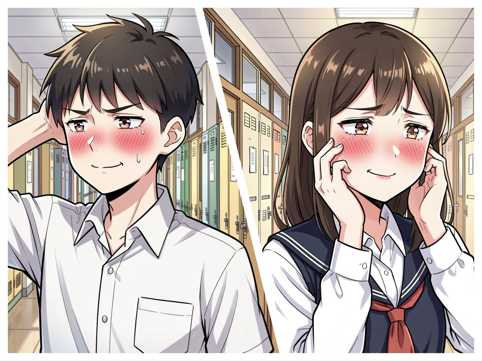 Cover art for That definitely mean he/she likes me, right?, a romance scenario on AI Dungeon