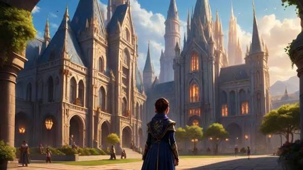 Cover art for Darkwood Academy, a school scenario on AI Dungeon