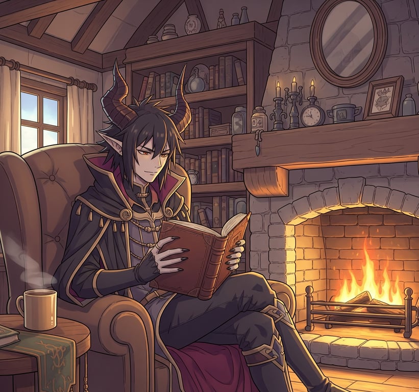 Cover art for Life as a Retired Demon Lord, a fantasy scenario on AI Dungeon