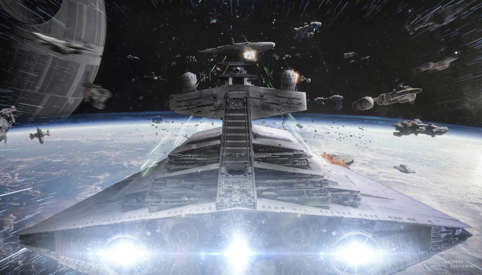 Cover art for A Fractured Galaxy (Star Wars), an inner self scenario on AI Dungeon