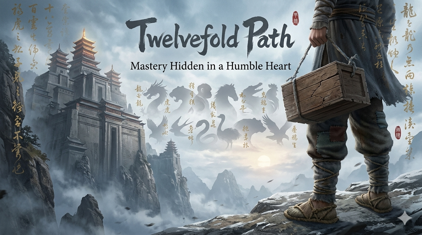 Cover art for The Twelvefold Path on AI Dungeon