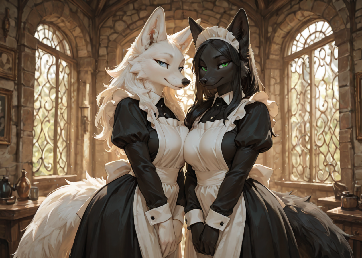 Cover art for 🎠Suddenly a Master with innerself ðŸŽ, a maid scenario on AI Dungeon