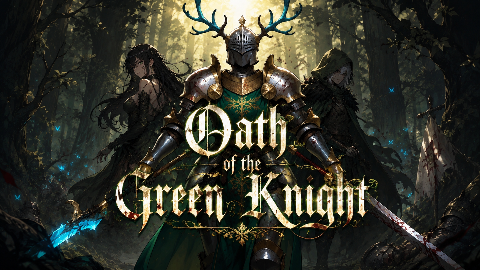 Cover art for Oath of the Green Knight, a scenarioroulette scenario on AI Dungeon