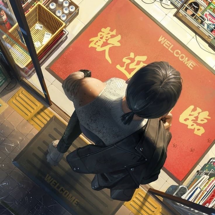 Cover art for Cyberpunk Red: New Kowloon, a cyberpunk scenario on AI Dungeon