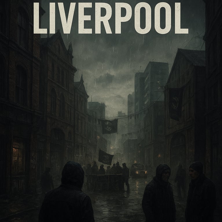 Cover art for Liverpool: Mosaic of Chaos, an action scenario on AI Dungeon