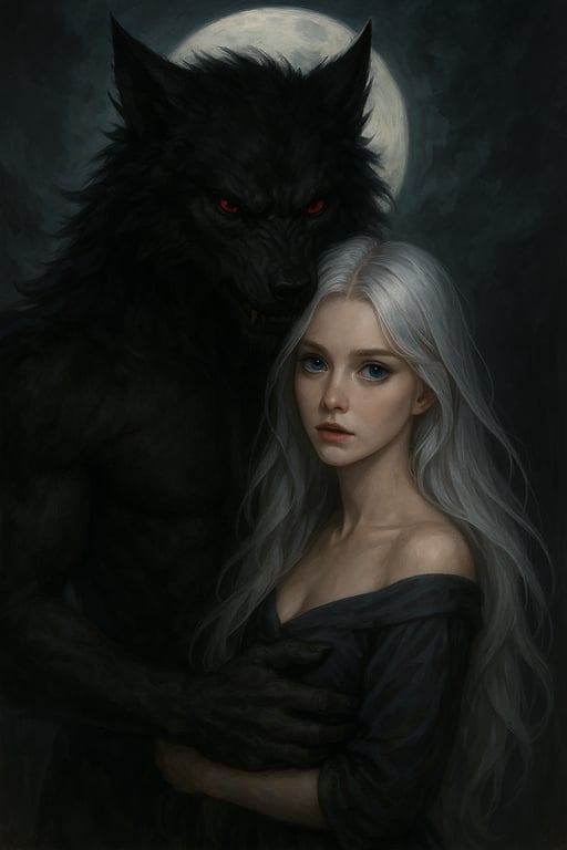 Cover art for Classic Werewolfes Story, a werewolves scenario on AI Dungeon