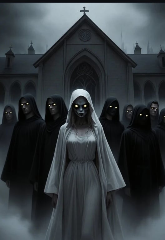 Cover art for The Silent Town , a horror scenario on AI Dungeon