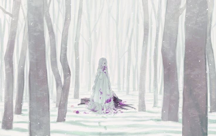 Cover art for Winter Cannibal, a horror scenario on AI Dungeon