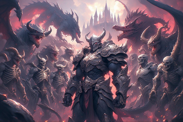 Cover art for Wait what? I've reincarnated as an overlord(good or evil)? OP MC V3, an evil scenario on AI Dungeon